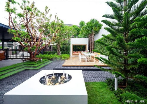 庭院设计 长方形的花园这样设计能避免假大空,分割出4个空间