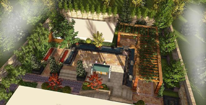 分享15个"庭院花园"实景图,有院子的看看吧,每一个都超治愈|装修_网易