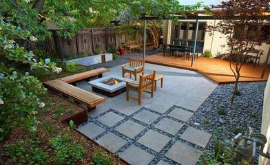 旋转45度，让自家院子变大一半！庭院设计新思路